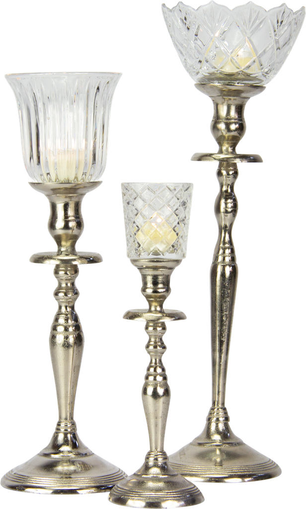 CRYSTAL Teelicht-Aufsatzglas 6,5 cm Glas klar