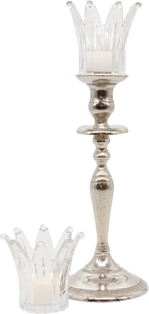 ROYAL Teelicht-Aufsatzglas 10 cm Glas klar