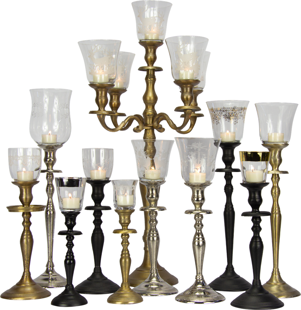 BAROQUE Teelicht-Aufsatzglas 8,5 cm Glas klar mit Schliff