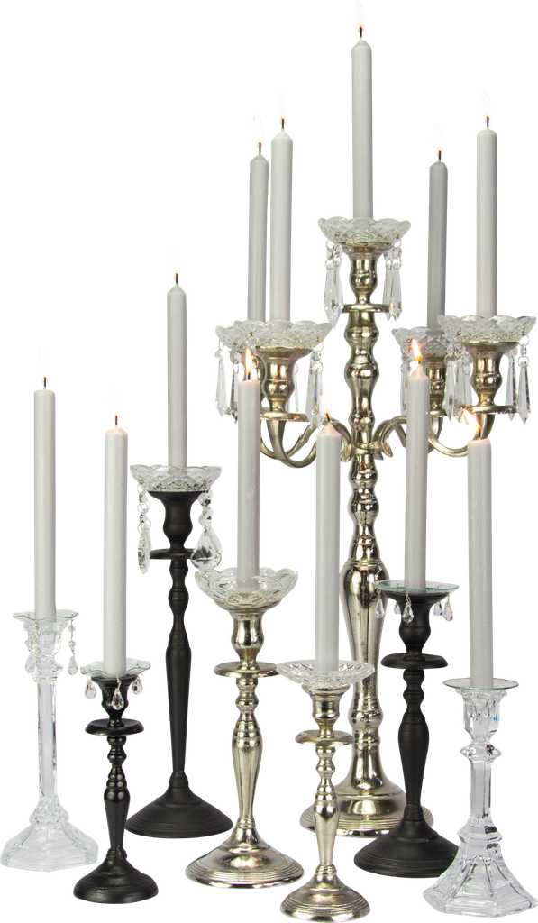 Kerzenteller Ø 10 cm mit 4 Wachteln Glas klar