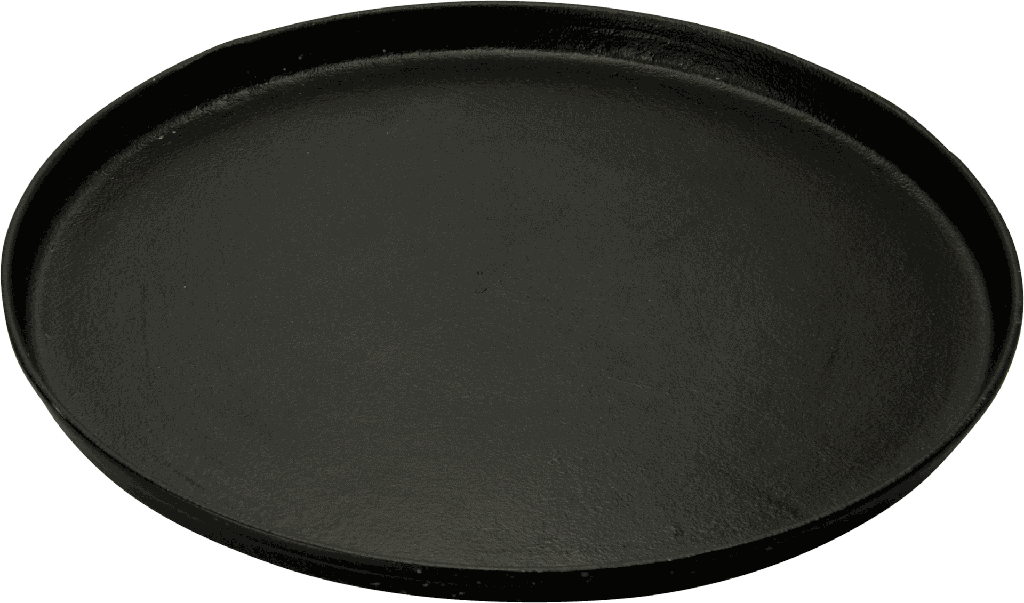 BASIC Kerzentablett Ø 40 cm Metall schwarz