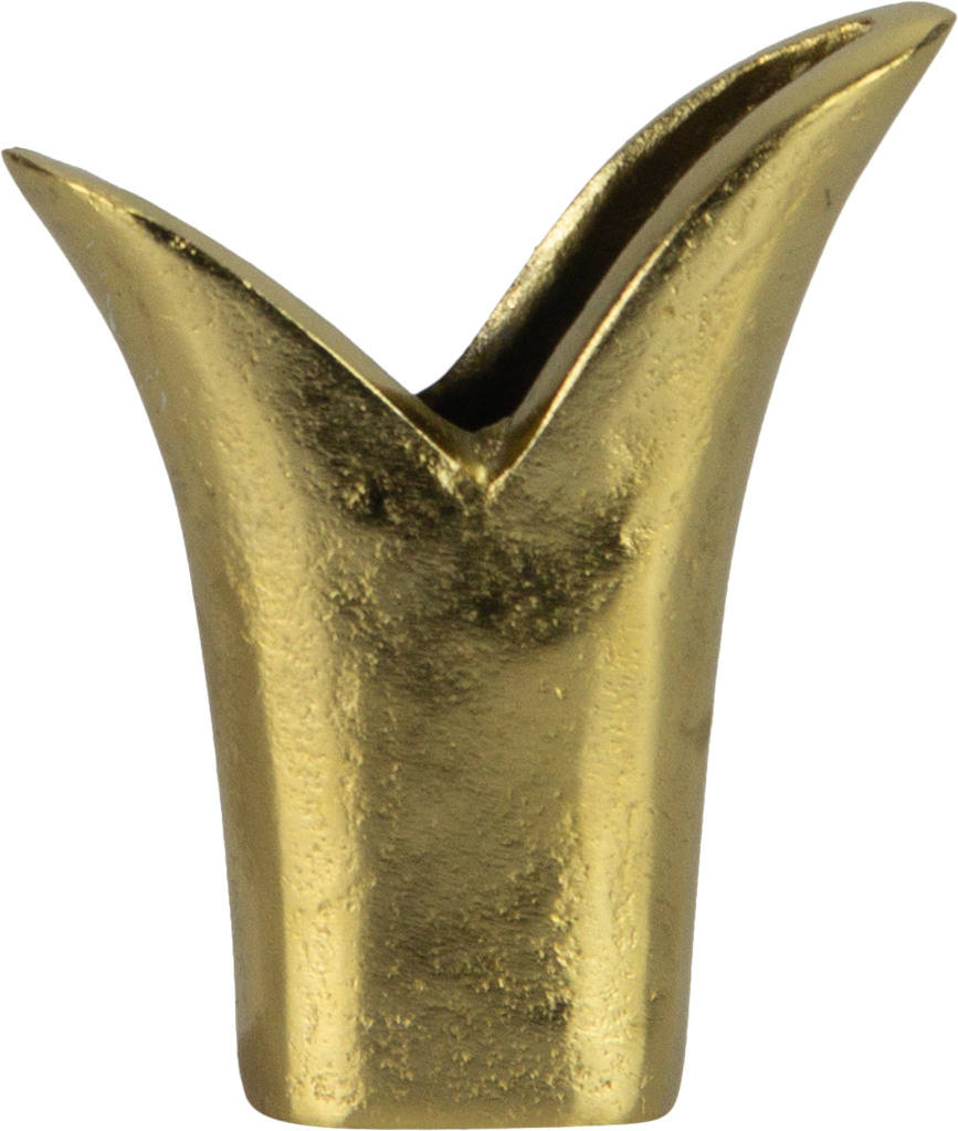 TULIP Vase 12 cm Metall messing