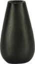 DROP Vase 11 cm Metall schwarz