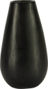 DROP Vase 15 cm Metall schwarz