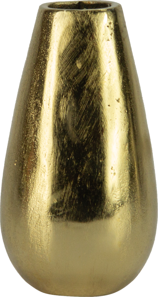 DROP Vase 15 cm Metall messing
