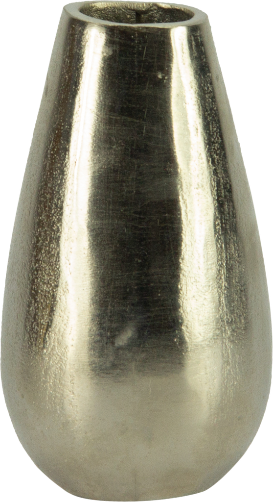 DROP Vase 15 cm Metall antik-silber