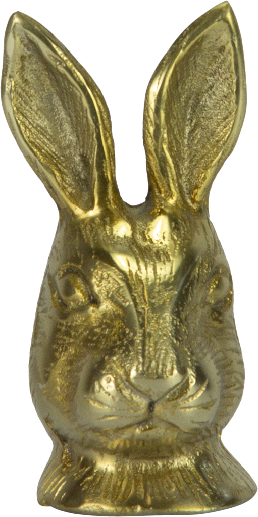 HAPPY Hasekopf 14,5 cm Metall messing