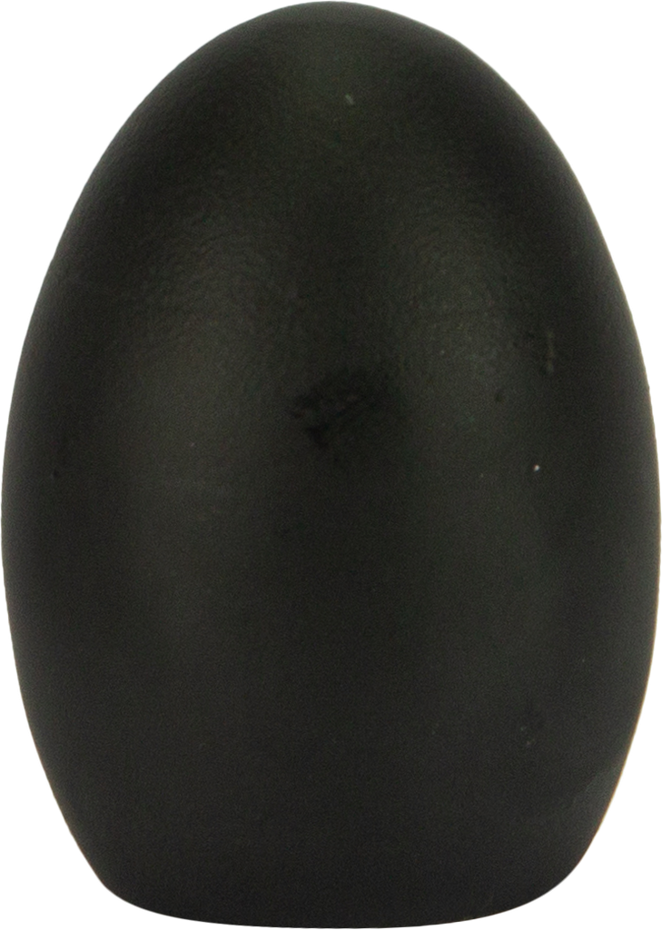Ei stehend 9,7 cm Metall schwarz