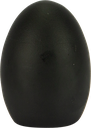 Ei stehend 9,7 cm Metall schwarz