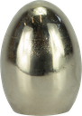Ei stehend 9,7 cm Metall antik-silber