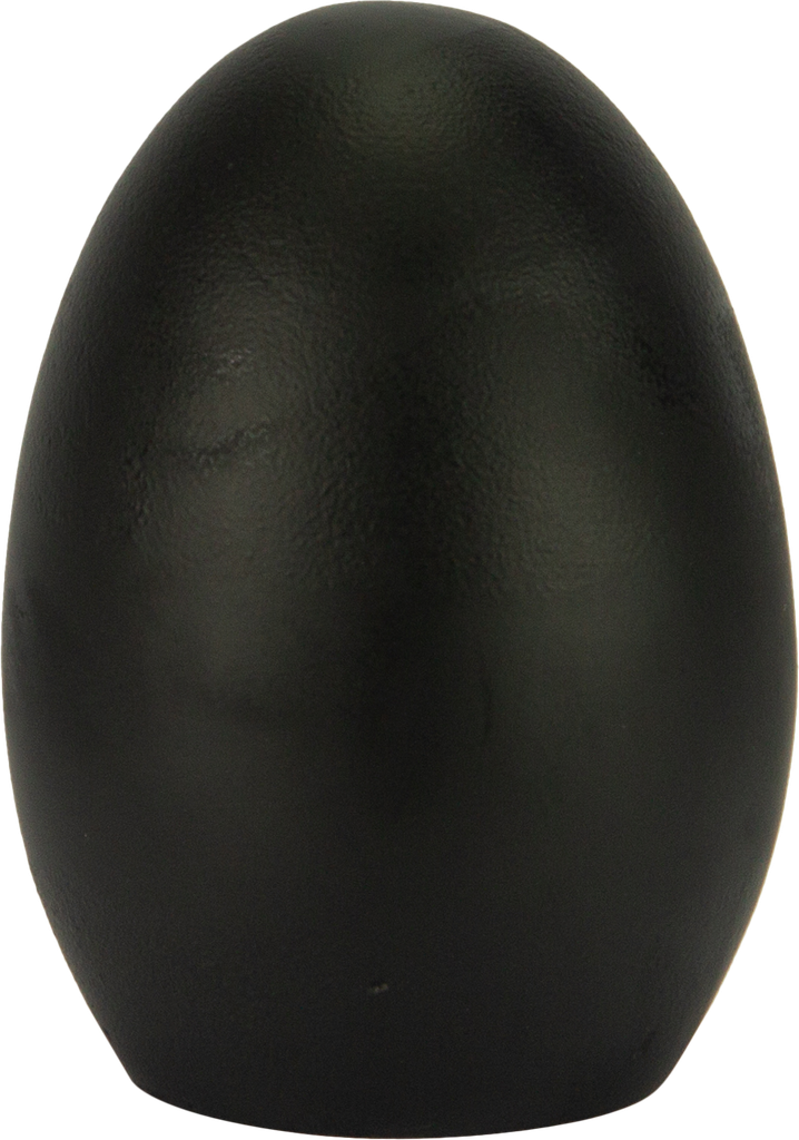 Ei stehend 14,3 cm Metall schwarz