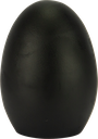 Ei stehend 14,3 cm Metall schwarz
