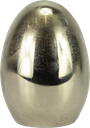 Ei stehend 14,3 cm Metall antik-silber