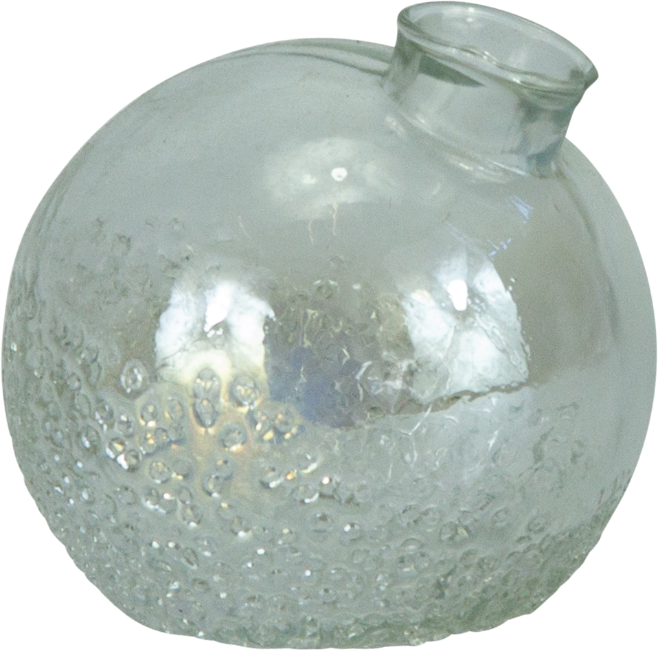 BOULE Vase Ø 10 cm Glas klar