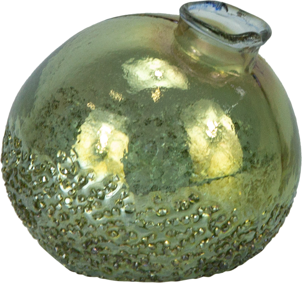 BOULE Vase Ø 10 cm Glas grün