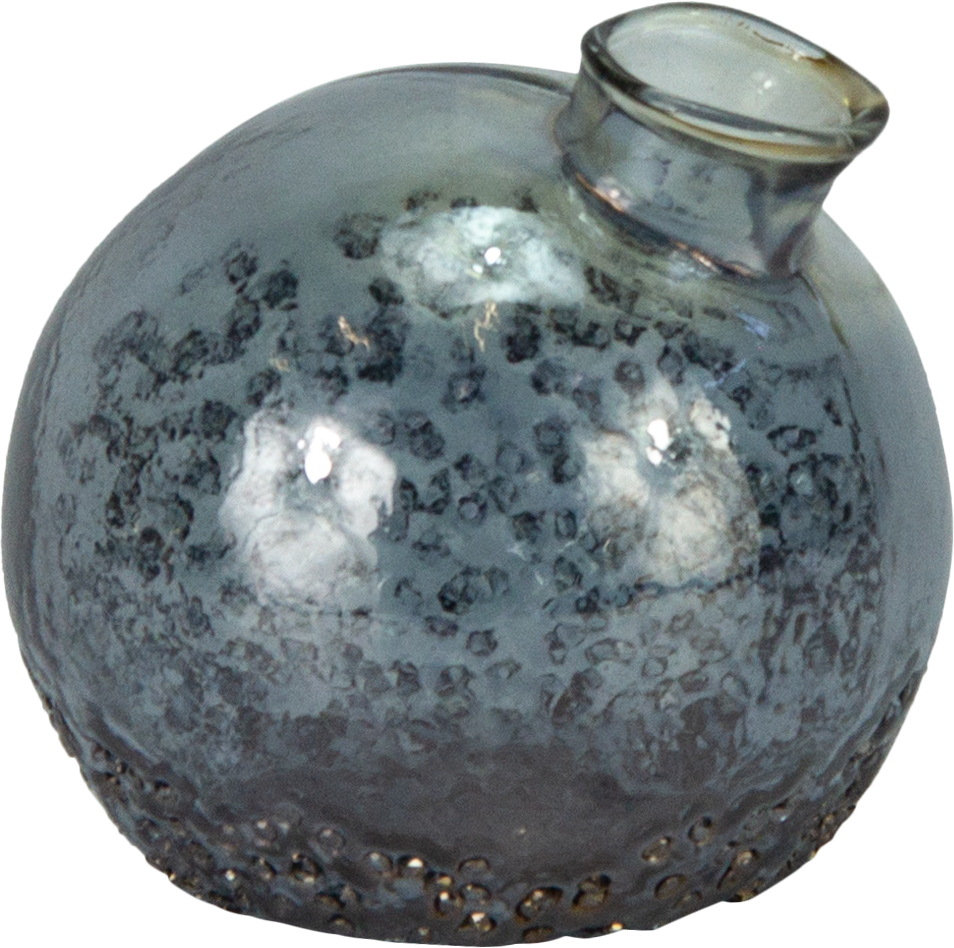 BOULE Vase Ø 10 cm Glas smoke