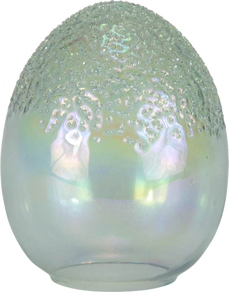 Ei stehend 20,5 cm Glas klar