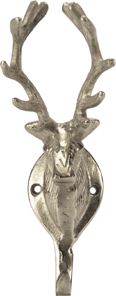 VENISON Wandhaken 21 cm Metall antik-silber