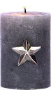 STAR Kerzenpin 4,5 cm Metall antik-silber