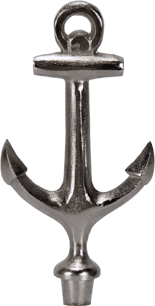 ANCHOR Stecker 17,5 cm Metall antik-silber