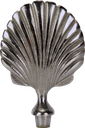 SHELL Stecker 15 cm Metall antik-silber