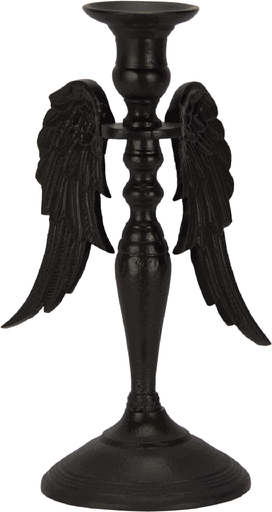 CUPID Kerzenständer Höhe 27 cm Metall schwarz