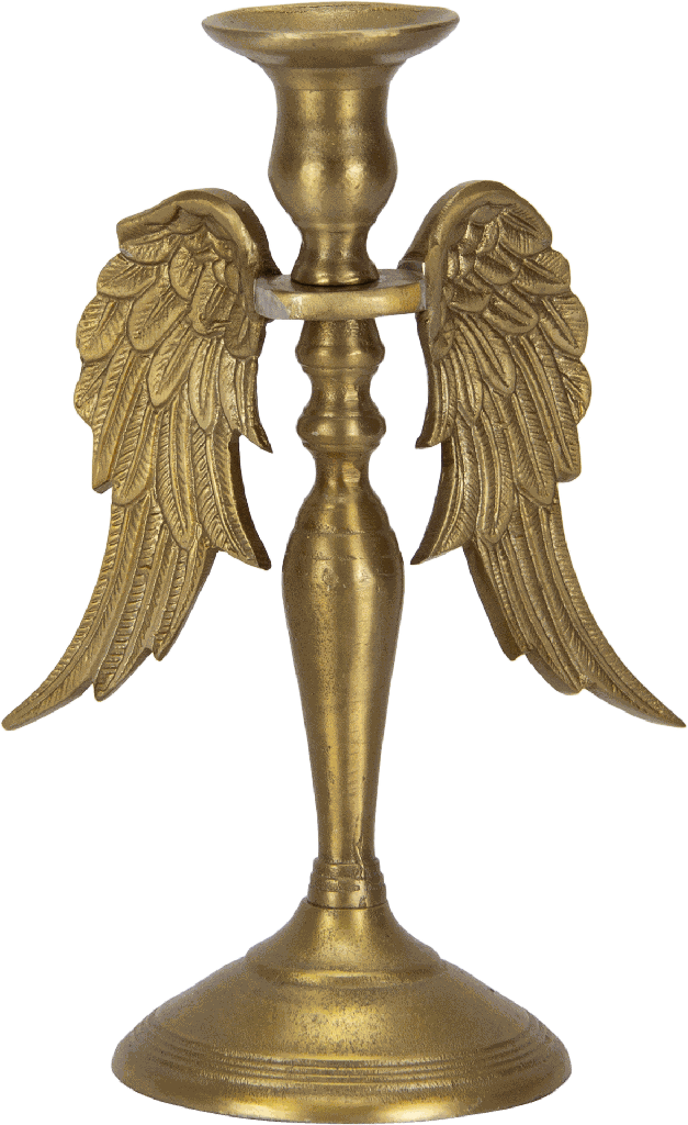 CUPID Kerzenständer Höhe 27 cm Metall messing