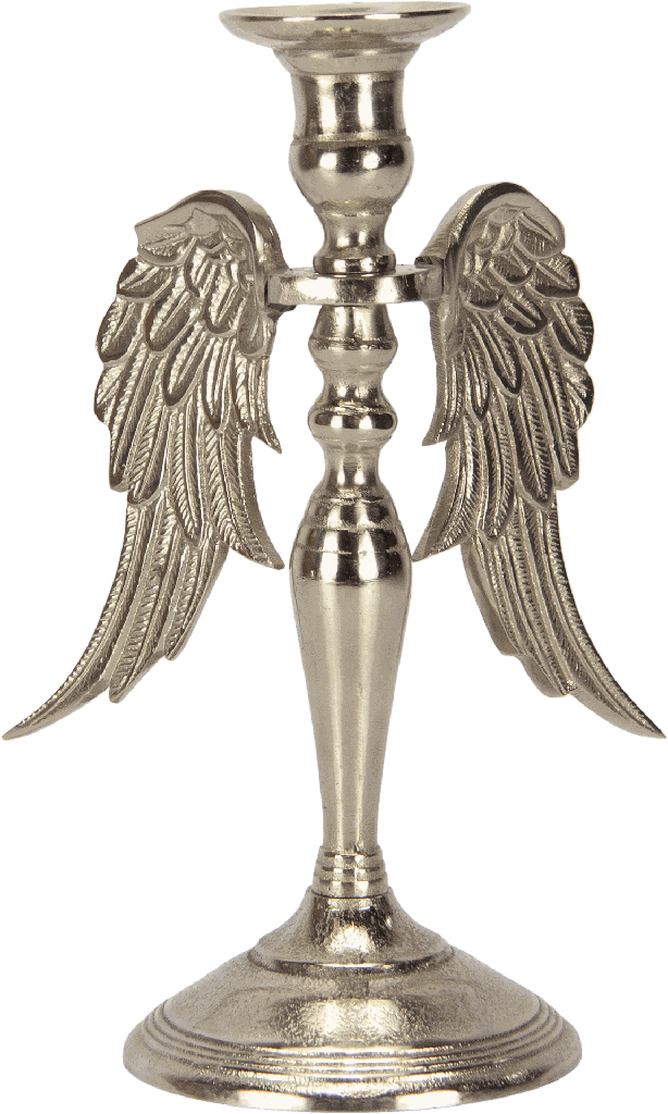 CUPID Kerzenständer Höhe 27 cm Metall antik-silber