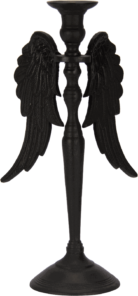 CUPID Kerzenständer Höhe 36,5 cm Metall schwarz