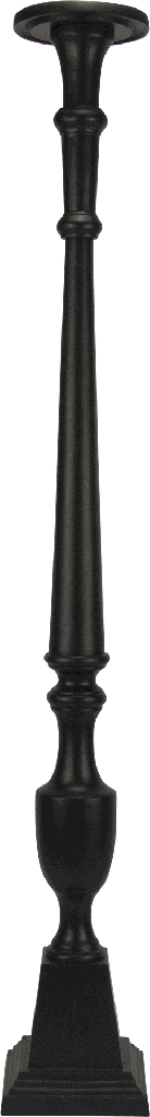 CHATEAU Kerzenständer 108 cm Metall schwarz