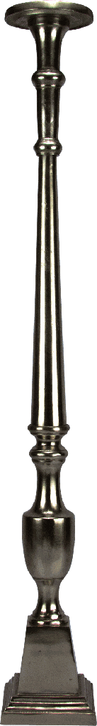 CHATEAU Kerzenständer 108 cm Metall antik-silber