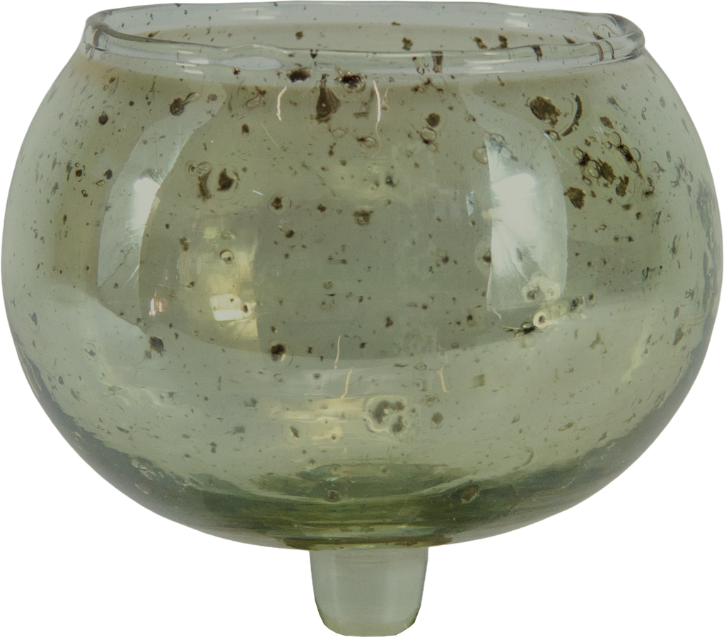 BOWL Teelicht-Aufsatzglas 7 cm Glas grün