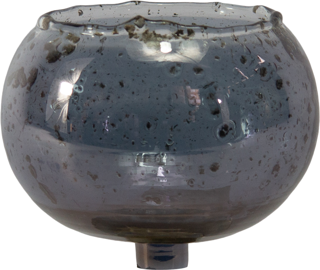 BOWL Teelicht-Aufsatzglas 7 cm Glas smoke