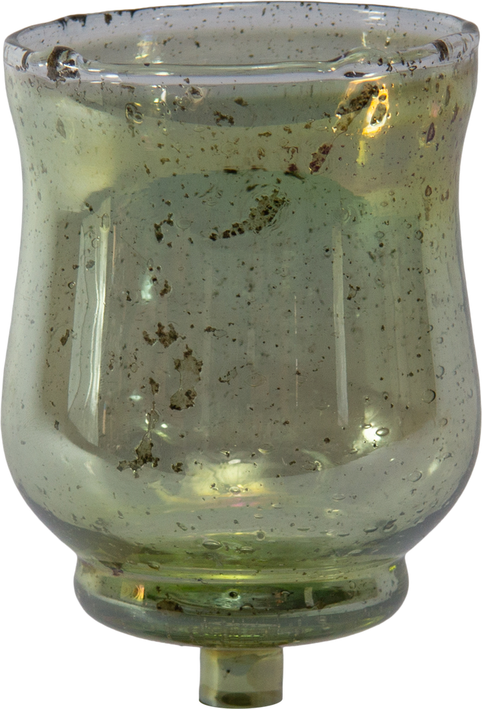 GRAND Teelicht-Aufsatzglas 12,5 cm Glas grün