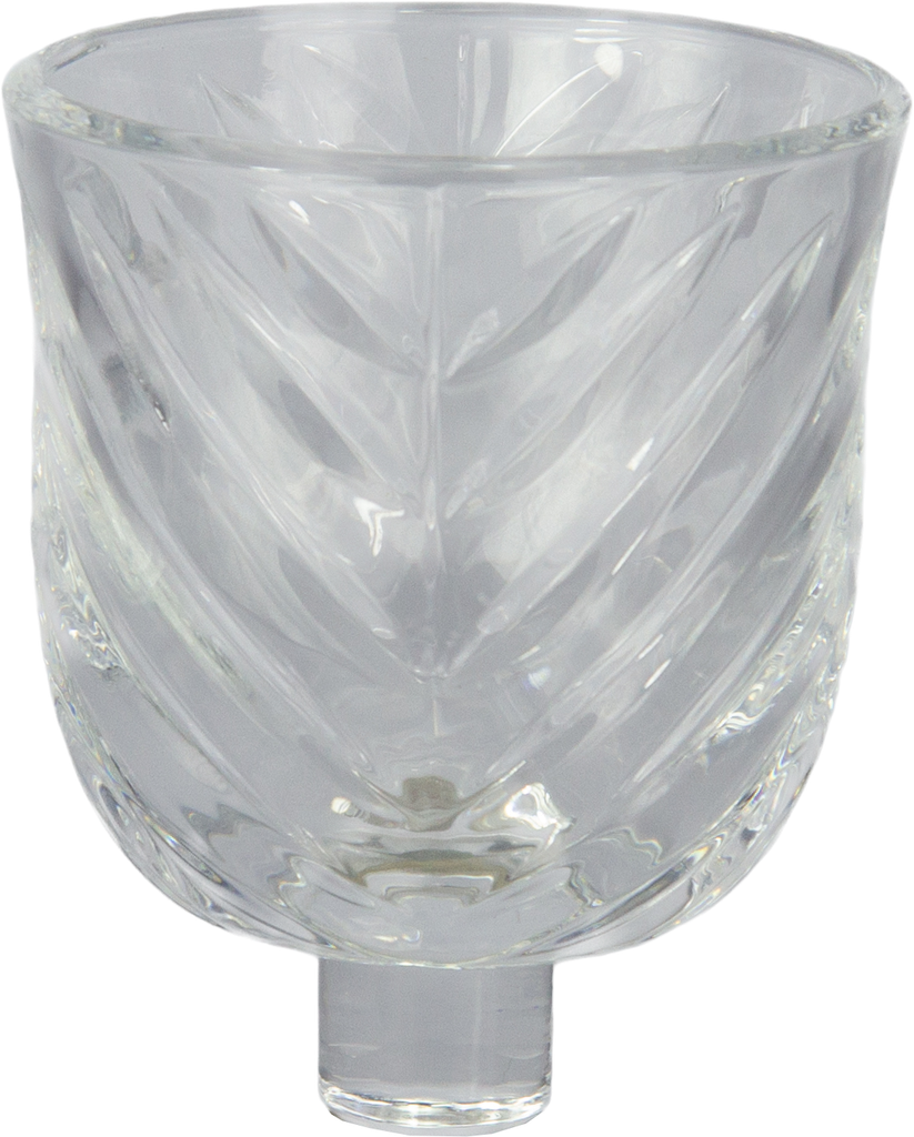 VENICE Teelicht-Aufsatzglas 7,5 cm Glas klar