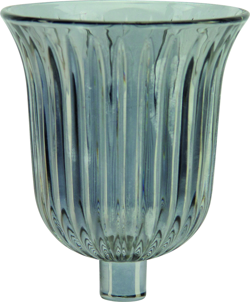 STELLA Teelicht-Aufsatzglas 10,5 cm Glas smoke