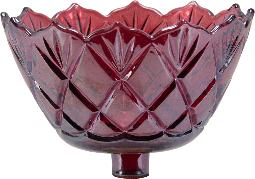 FIORI Teelicht-Aufsatzglas 8 cm Glas rot