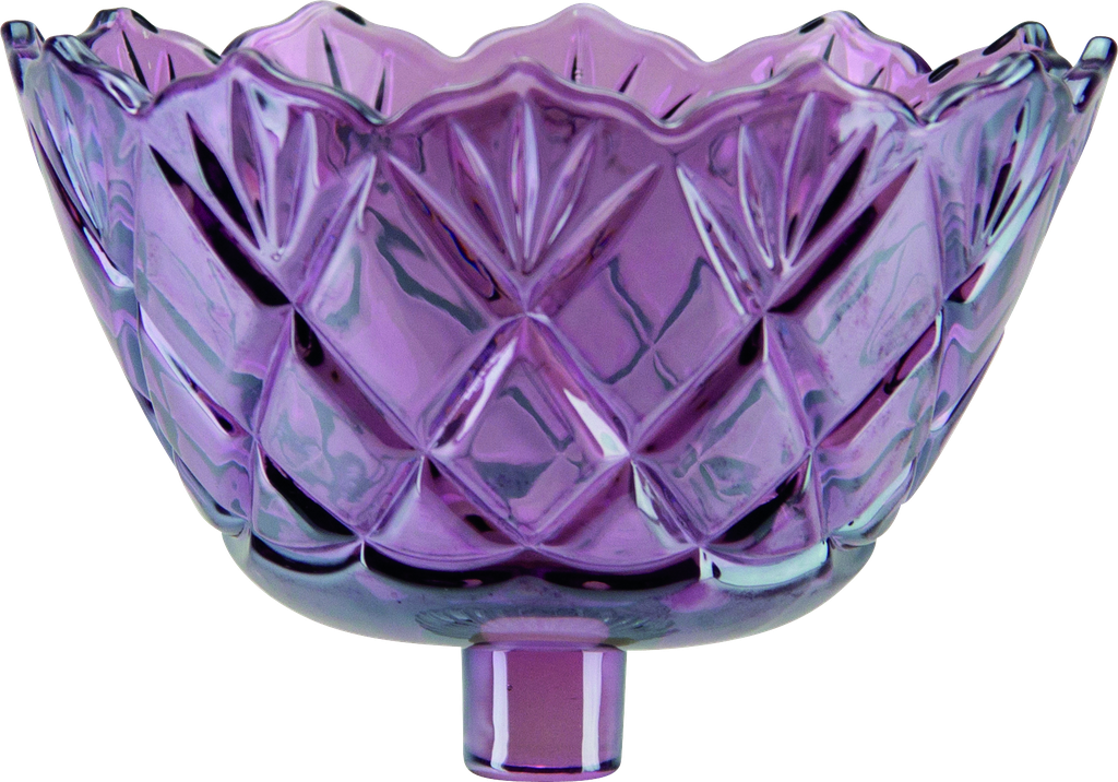 FIORI Teelicht-Aufsatzglas 8 cm Glas fuchsia