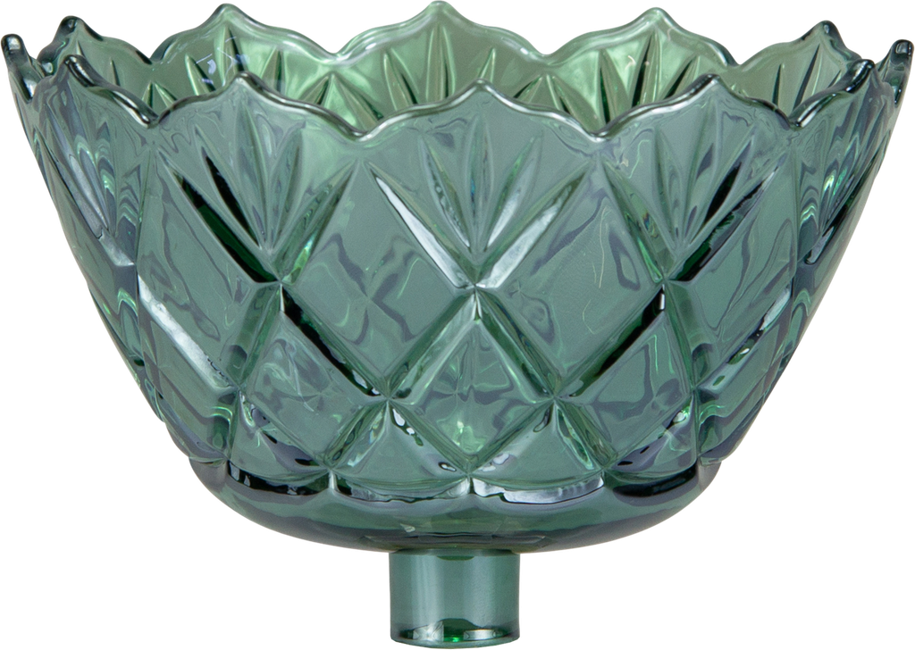 FIORI Teelicht-Aufsatzglas 8 cm Glas grün