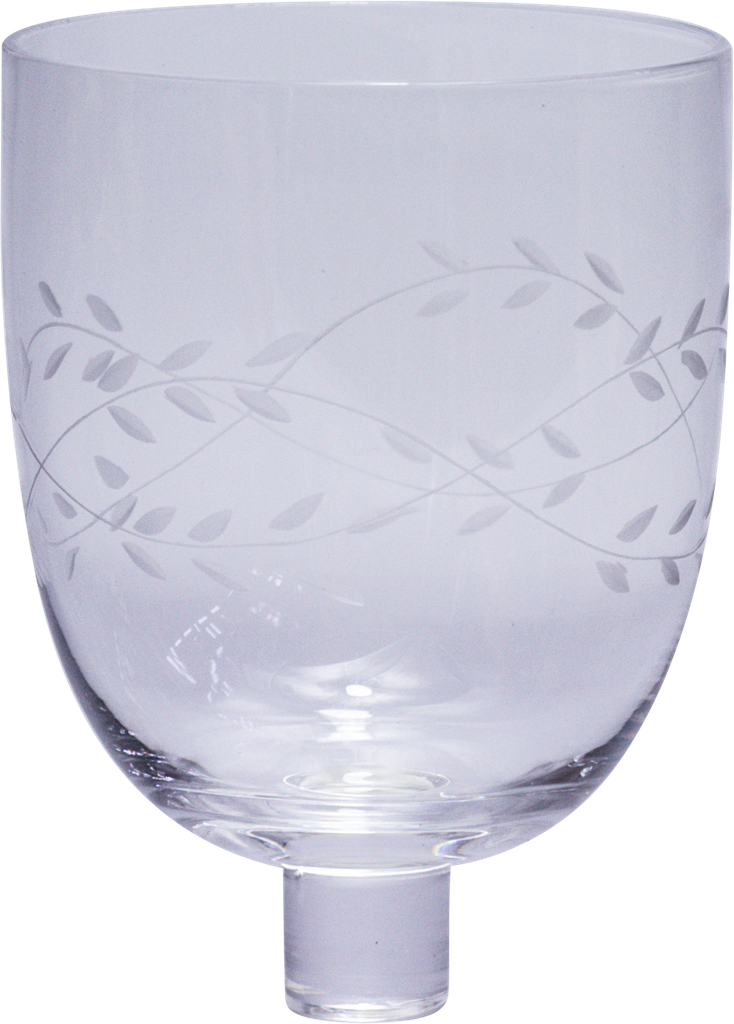 BAROQUE Teelicht-Aufsatzglas 8,5 cm Glas klar mit Schliff