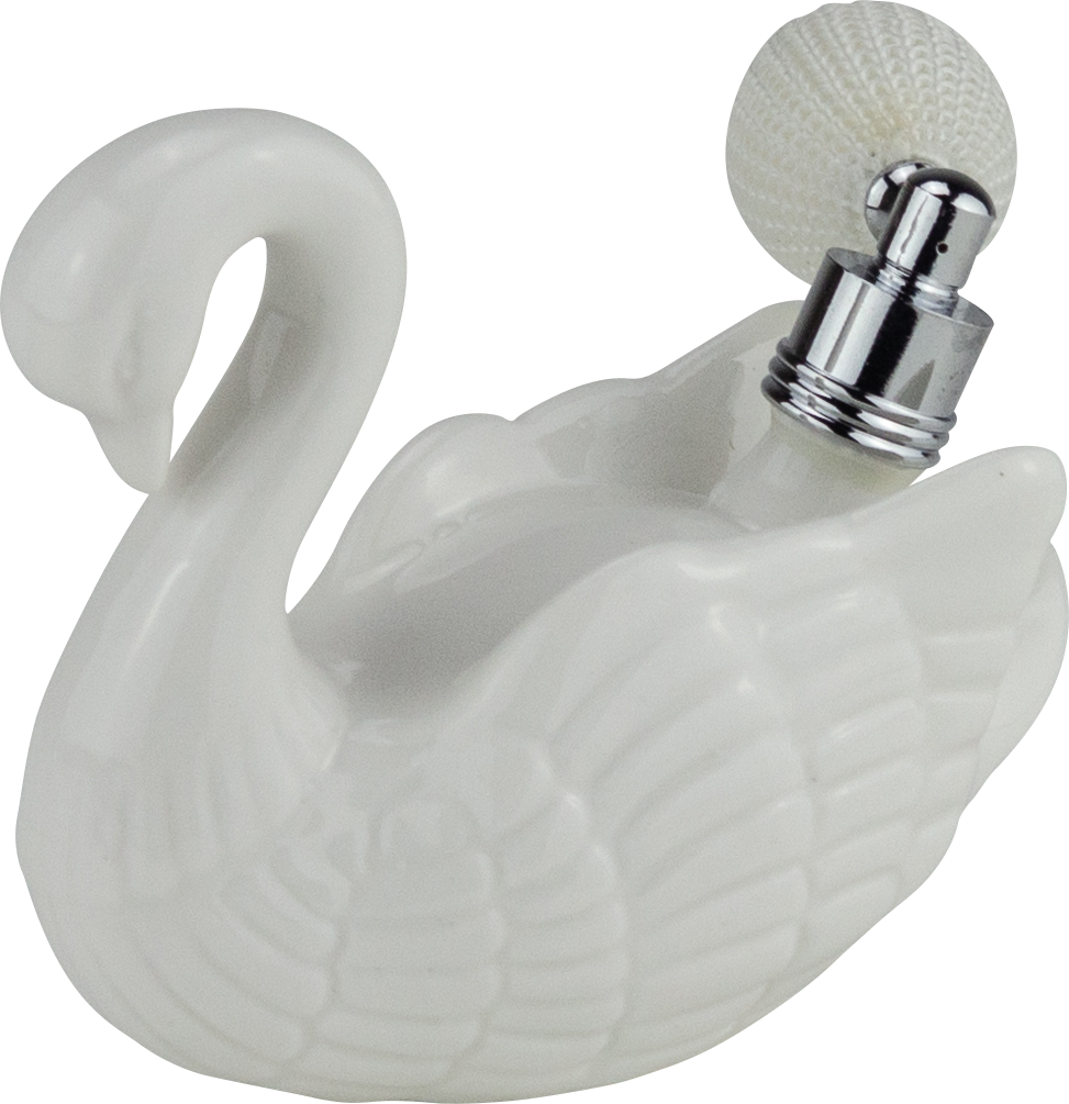 SWANLAKE Parfümzerstäuber Porzellan weiß
