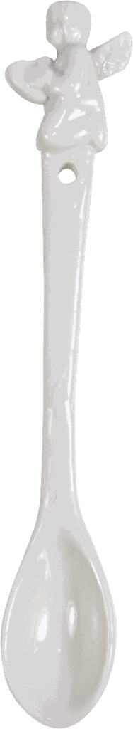 ANGELO Löffel 15 cm Porzellan weiß