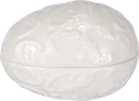 Ei Dose 7,5 cm Porzellan weiß