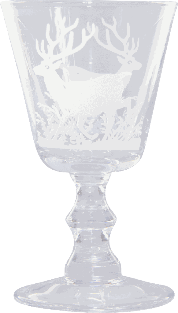 VENISON Weinglas 200 ml Glas klar mit Schliff