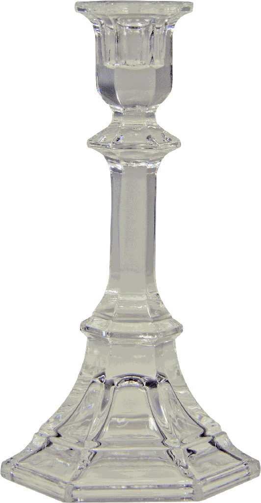 Kerzenständer Höhe 20 cm Glas klar