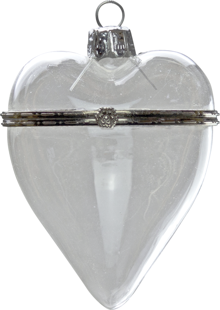 PRINTEMPS Herz zum Öffnen Glas klar