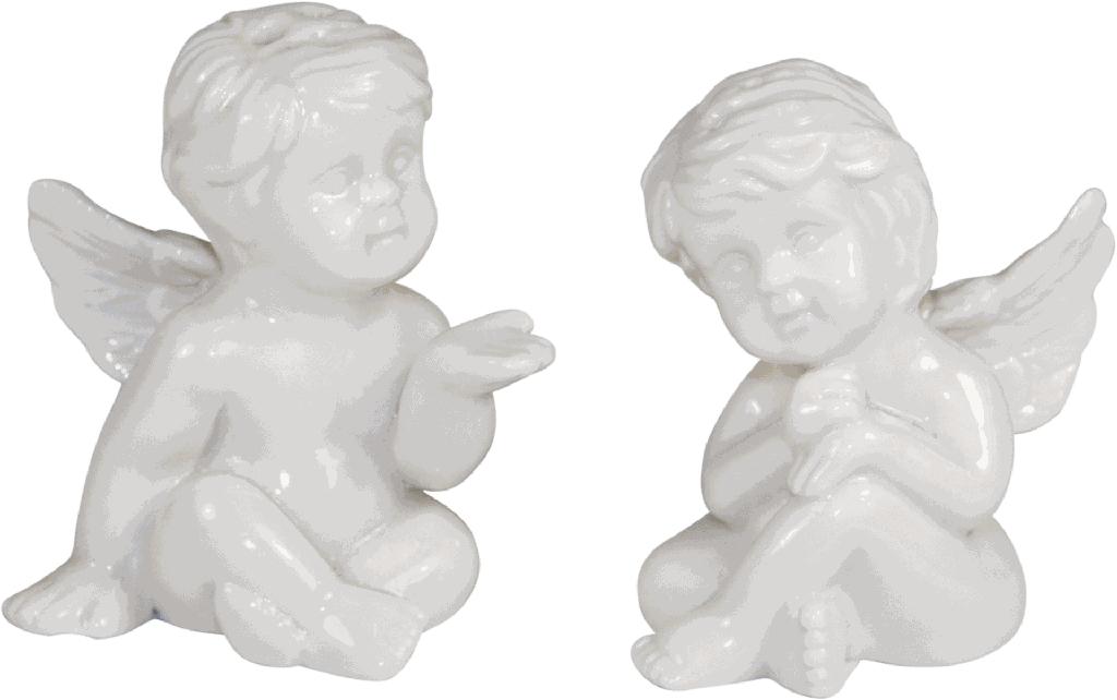 ANGELO Salz und Pfefferstreuer 6 cm Set Porzellan weiß