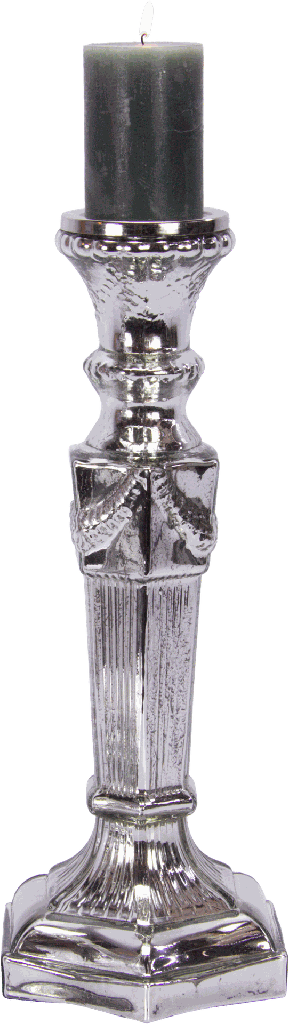 Kerzenständer Höhe 46,5 cm Bauernsilber