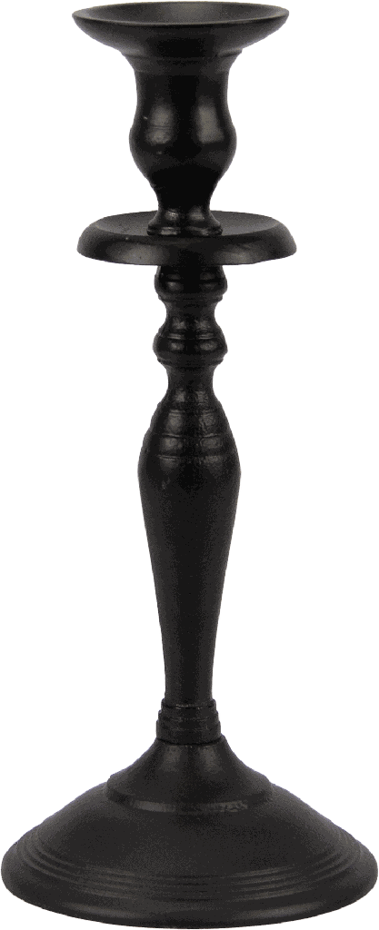 TWIST Kerzenständer Höhe 27 cm Metall schwarz