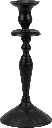 TWIST Kerzenständer Höhe 27 cm Metall schwarz